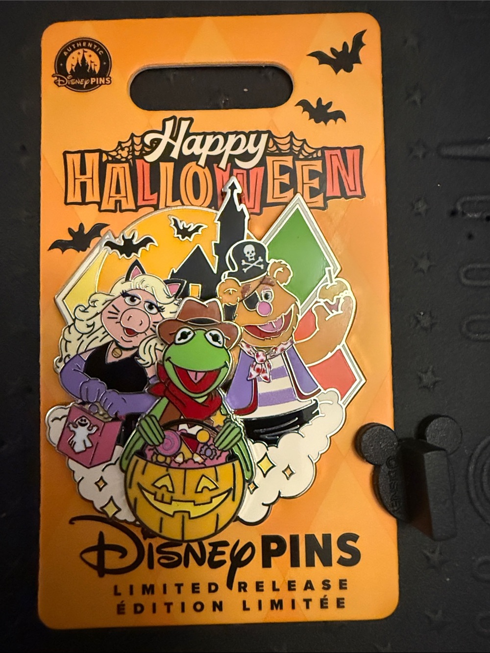 2026 Disney Park Happy Halloween The Muppets Kermit Fozzie Miss Piggy Pin LR